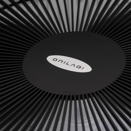 Brilagi - Dimbare LED Lamp met Ventilator AURA LED/38W/230V 3000-6000K zwart + afstandsbediening