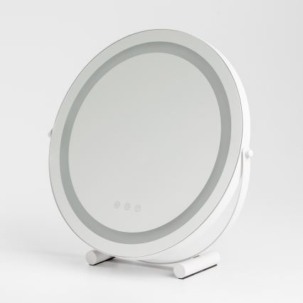 BRILAGI - LED-dimbare make-upspiegel CALIFORNIA LED/17W/230V 3000/4000/6500K Ø 42 cm wit