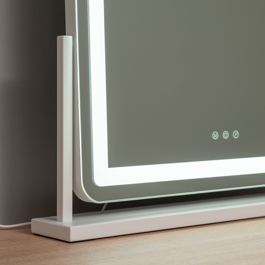 BRILAGI - LED dimbare make-upspiegel CALIFORNIA LED/25W/230V 3000/4000/6500K 55x44 cm wit
