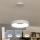 Brilagi - Dimbare LED-pendellamp aan kabel FALCON II LED/67W/230V 3000–6500K Ø 40 cm wit + afstandsbediening