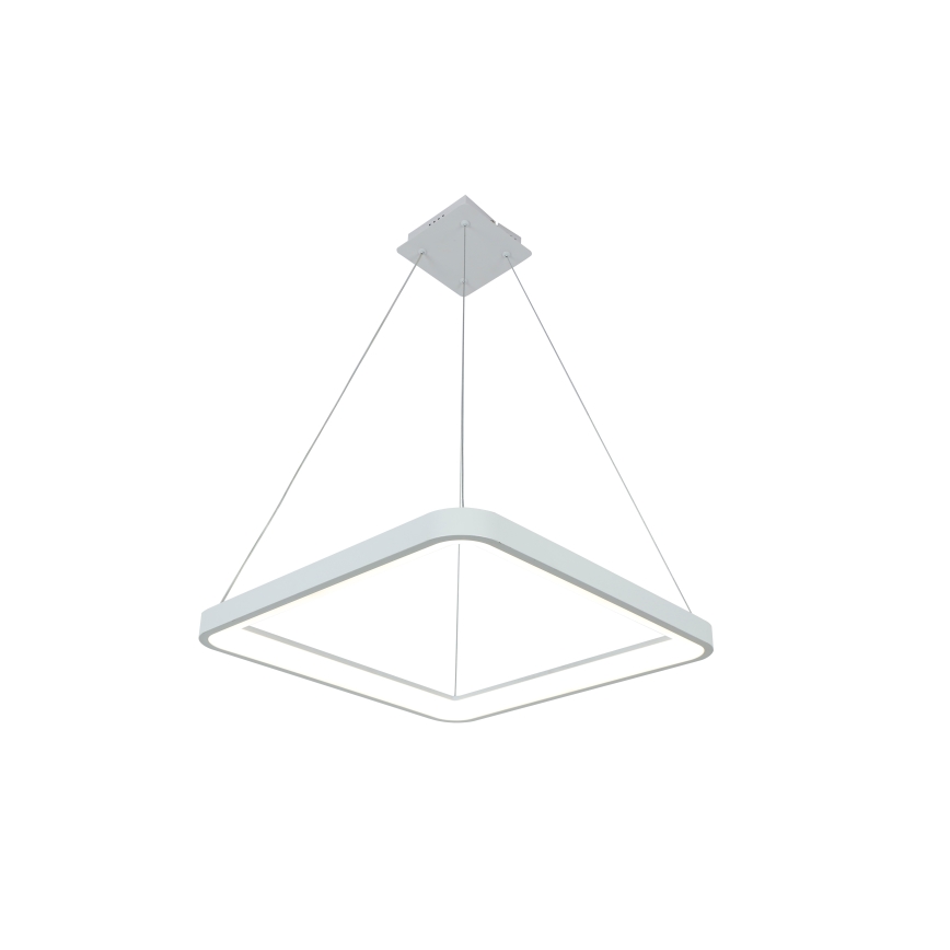 Brilagi - LED-dimbare hanglamp met kabel FALCON SLIM LED/50W/230V 3000-6500K 50x50 cm wit + afstandsbediening