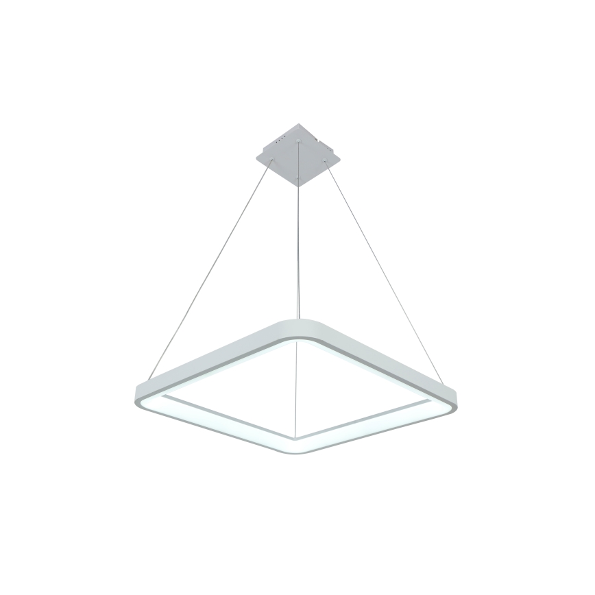 Brilagi - LED-dimbare hanglamp met kabel FALCON SLIM LED/50W/230V 3000-6500K 50x50 cm wit + afstandsbediening