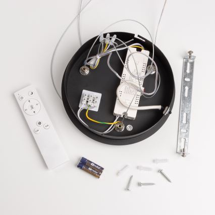 Brilagi - LED-dimbare hanglamp aan kabel FALCON LED/40W/230V 3000-6500K Ø45 cm zwart + afstandsbediening