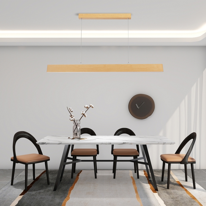Brilagi - Dimbare LED-hanglamp aan kabel SLIMLINE LED/40W/230V 3000-6000K eikendecor + afstandsbediening