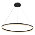 Brilagi - dimbare LED-pendellamp met kabel CIRCLE LED/55W/230V 3000-6500K Ø 80 cm zwart + afstandsbediening