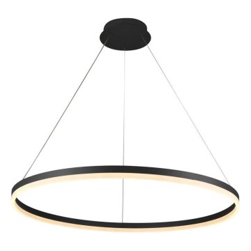 Brilagi - dimbare LED-pendellamp met kabel CIRCLE LED/55W/230V 3000-6500K Ø 80 cm zwart + afstandsbediening