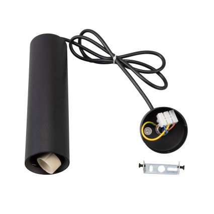 Brilagi - LED RGBW dimbare pendellamp aan kabel SELE 1xGU10/4,8W/230V 3000K zwart + afstandsbediening