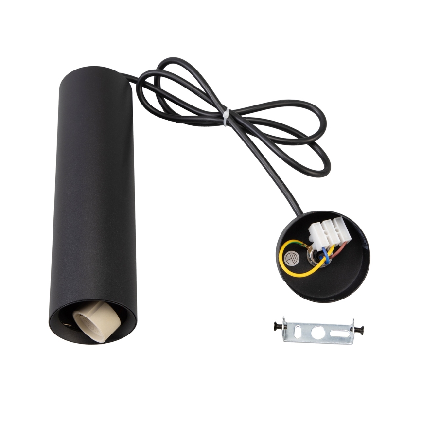 Brilagi - LED RGBW dimbare pendellamp aan kabel SELE 1xGU10/4,8W/230V 3000K zwart + afstandsbediening