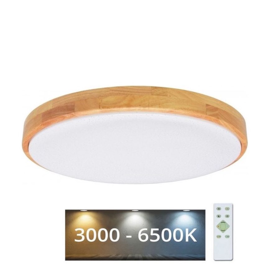 Brilagi - Dimbare LED Plafond Lamp PINE LED/24W/230V + afstandsbediening