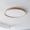 BRILAGI - Dimbare LED-plafondlamp ALSON LED/72W/230V 3000-6500K eiken Ø 78 cm + afstandsbediening
