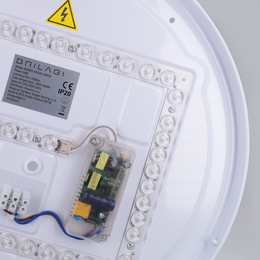 Brilagi - LED dimbare plafondlamp ALVA LED/48W/230V 3000-6500K Ø51 cm wit + afstandsbediening