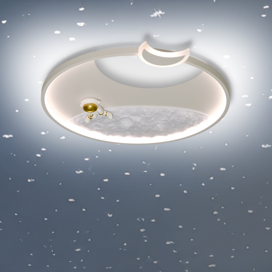 Brilagi - Dimbare LED-plafondlamp ASTRO LED/20W/230V Ø 50 cm 3000-6000K astronaut + afstandsbediening