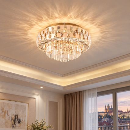 BRILAGI - AURELIA dimbare LED-plafondlamp LED/45W/230V 3000-6000K Ø 50 cm goudkleurig + afstandsbediening