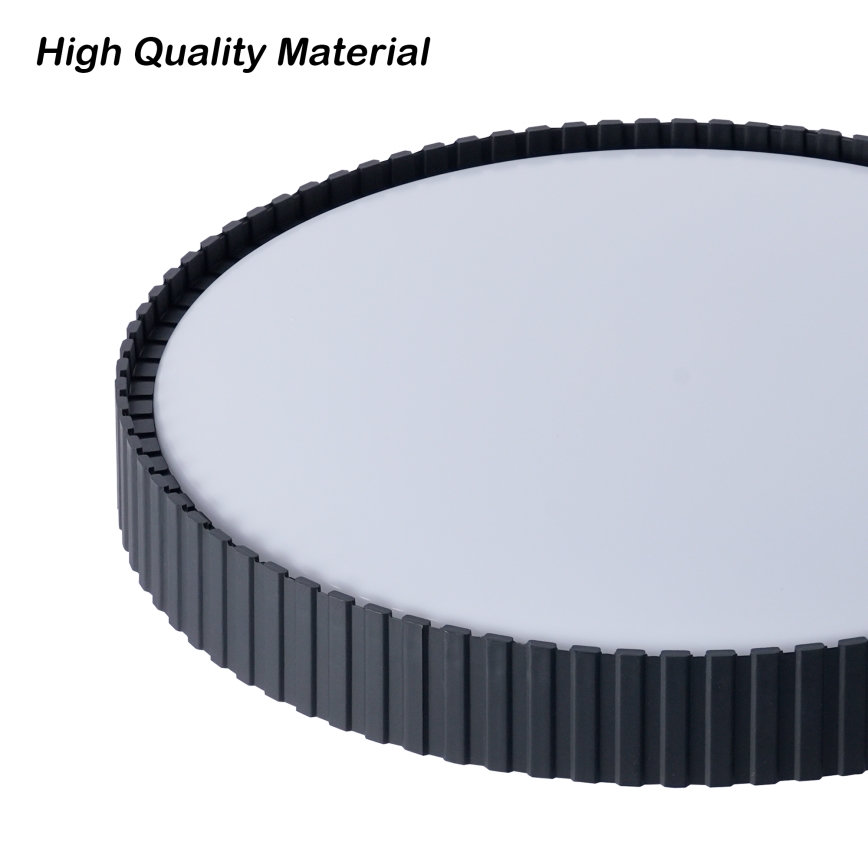 Brilagi - LED-dimbare plafondlamp CORVO LED/54W/230V 3000-6000K zwart Ø 40 cm + afstandsbediening