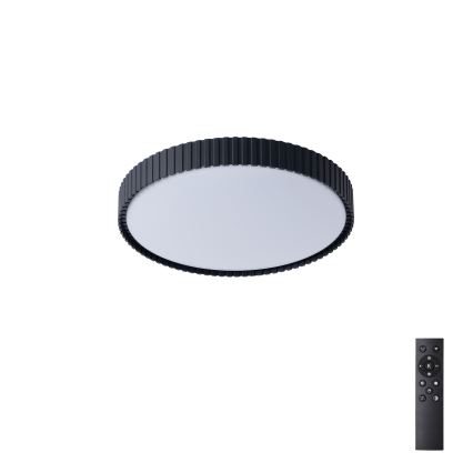 Brilagi - LED-dimbare plafondlamp CORVO LED/54W/230V 3000-6000K zwart Ø 40 cm + afstandsbediening