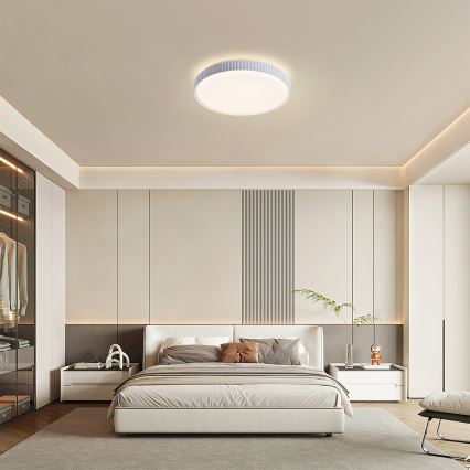 Brilagi - Dimbare LED-plafondlamp CORVO LED/72W/230V 3000-6000K wit Ø 50 cm + afstandsbediening
