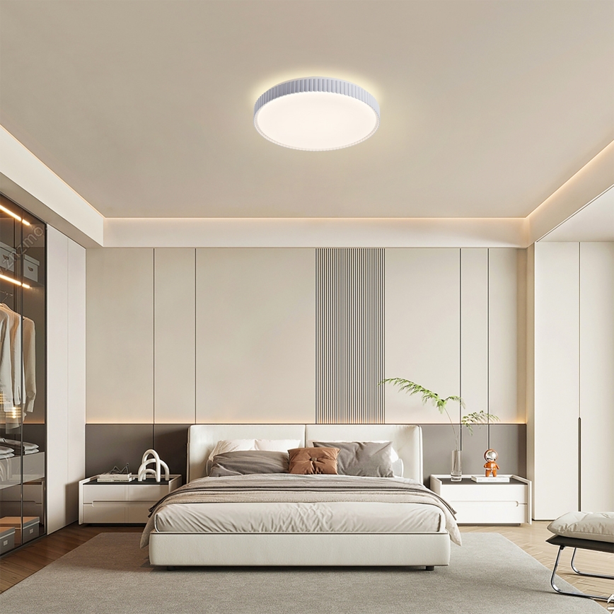 Brilagi - Dimbare LED-plafondlamp CORVO LED/72W/230V 3000-6000K wit Ø 50 cm + afstandsbediening