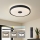 Brilagi - Dimbare LED-plafondlamp CORVO LED/72W/230V 3000-6000K zwart Ø 50 cm + afstandsbediening