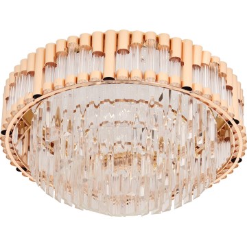 Brilagi - Dimbare LED plafondlamp CROWN LED/41W/230V 3000-6000K Ø 48 cm goudkleurig + afstandsbediening
