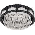 Brilagi - Dimbare LED-plafondlamp CROWN LED/41W/230V 3000-6000K Ø 48 cm zwart + afstandsbediening