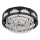 Brilagi - Dimbare LED-plafondlamp CROWN LED/41W/230V 3000-6000K Ø 48 cm zwart + afstandsbediening