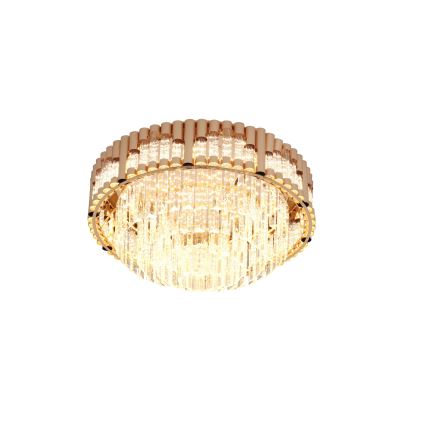 Brilagi - Dimbare LED plafondlamp CROWN LED/41W/230V 3000-6000K Ø 48 cm goudkleurig + afstandsbediening