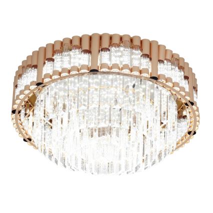 Brilagi - Dimbare LED plafondlamp CROWN LED/41W/230V 3000-6000K Ø 48 cm goudkleurig + afstandsbediening
