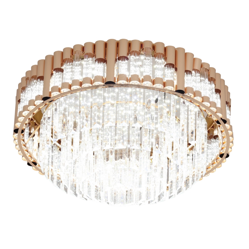 Brilagi - Dimbare LED plafondlamp CROWN LED/41W/230V 3000-6000K Ø 48 cm goudkleurig + afstandsbediening