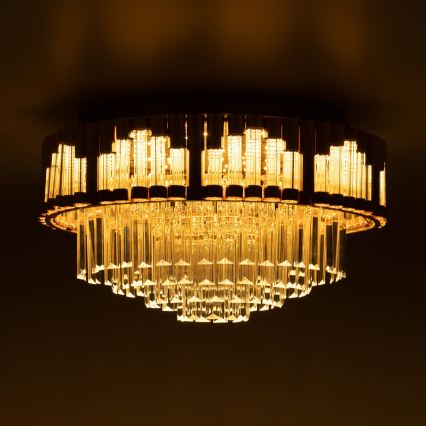 BRILAGI - Dimbare LED plafondlamp CROWN LED/41W/230V 3000-6000K Ø 48 cm goudkleurig + afstandsbediening
