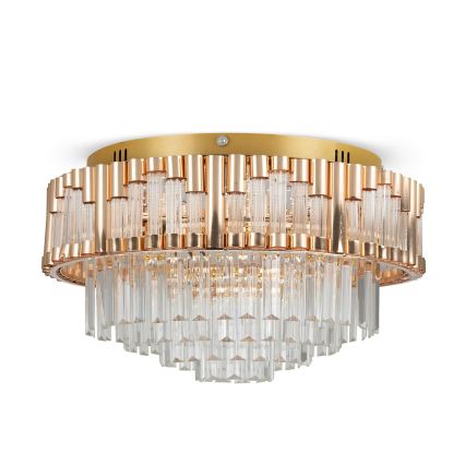 BRILAGI - Dimbare LED plafondlamp CROWN LED/41W/230V 3000-6000K Ø 48 cm goudkleurig + afstandsbediening