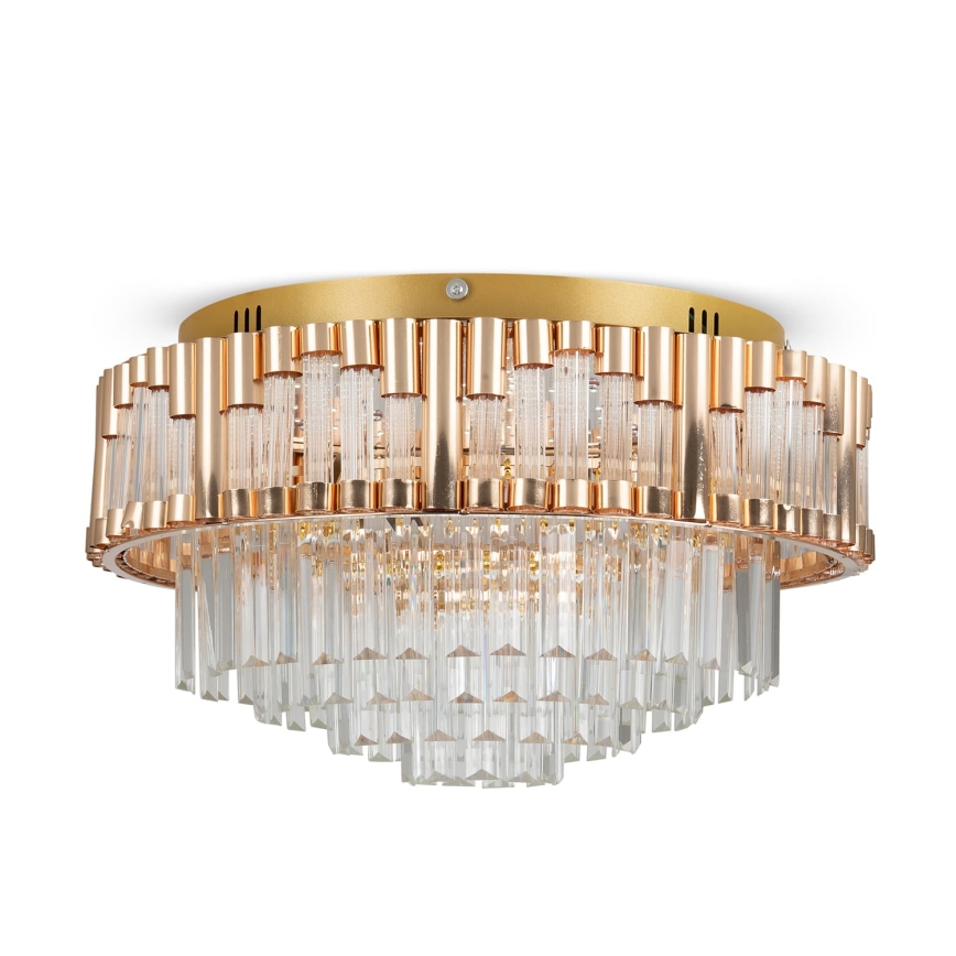 BRILAGI - Dimbare LED plafondlamp CROWN LED/41W/230V 3000-6000K Ø 48 cm goudkleurig + afstandsbediening