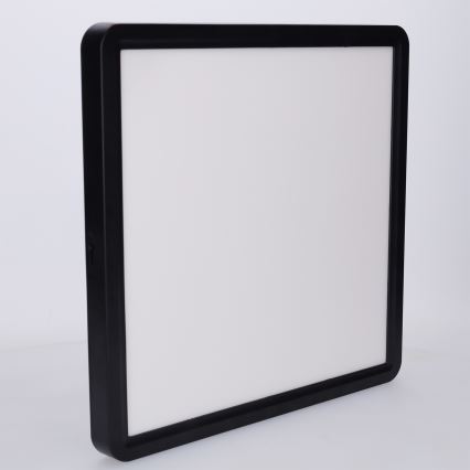Brilagi - Dimbare LED-plafondlamp ESTELA SQUARE LED/36W/230V 3000-6500K 31x31 cm zwart + afstandsbediening