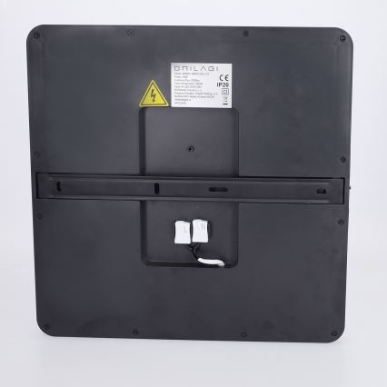 Brilagi - Dimbare LED-plafondlamp ESTELA SQUARE LED/36W/230V 3000-6500K 31x31 cm zwart + afstandsbediening