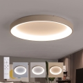 BRILAGI - dimbare LED-plafondlamp FALCON II LED/108W/230V 3000-6500K Ø 80 cm wit/beige + afstandsbediening
