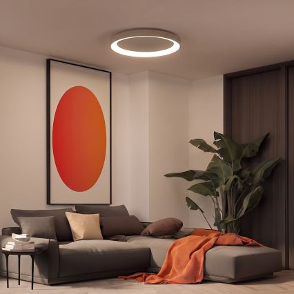 BRILAGI - LED dimbare plafondlamp FALCON II LED/108W/230V 3000-6500K Ø 80 cm beige + afstandsbediening