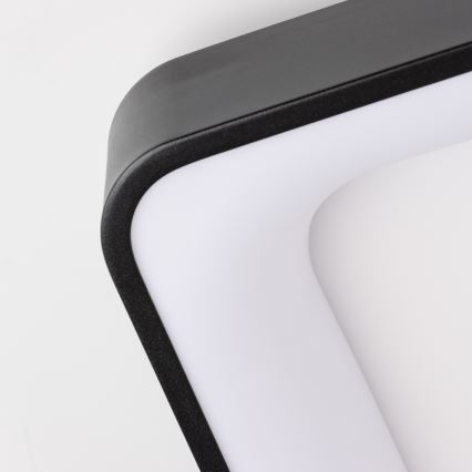 Brilagi - LED dimbaar plafondarmatuur FALCON II LED/125W/230V 3000-6500K 60x60 cm zwart + afstandsbediening