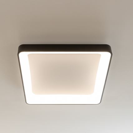 Brilagi - LED dimbaar plafondarmatuur FALCON II LED/125W/230V 3000-6500K 60x60 cm zwart + afstandsbediening
