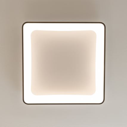 Brilagi - LED dimbaar plafondarmatuur FALCON II LED/125W/230V 3000-6500K 60x60 cm zwart + afstandsbediening