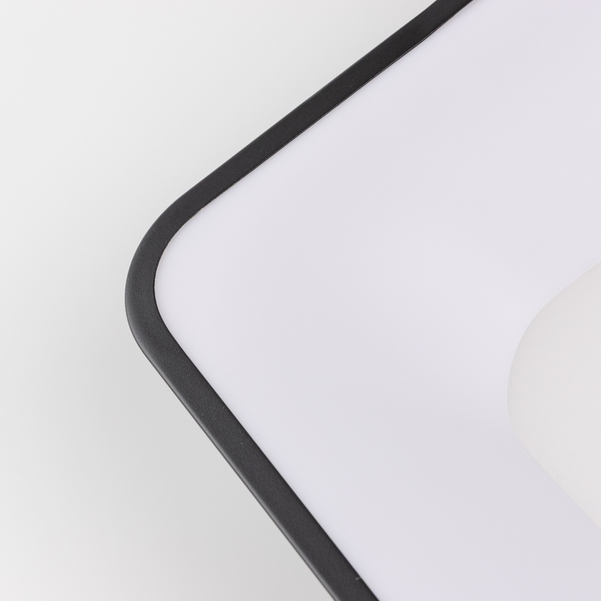 Brilagi - LED-dimbare plafondlamp FALCON II LED/80W/230V 3000-6500K 40x40 cm zwart + afstandsbediening