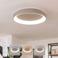 BRILAGI - Dimbare LED-plafondlamp FALCON II LED/99W/230V 3000-6500K Ø 60 cm beige + afstandsbediening