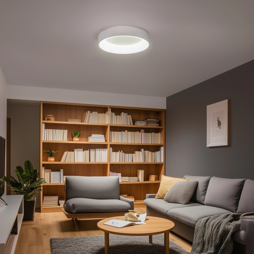 Brilagi - dimbare LED-plafondlamp FALCON LED/40W/230V 3000-6500K Ø 45 cm wit + afstandsbediening