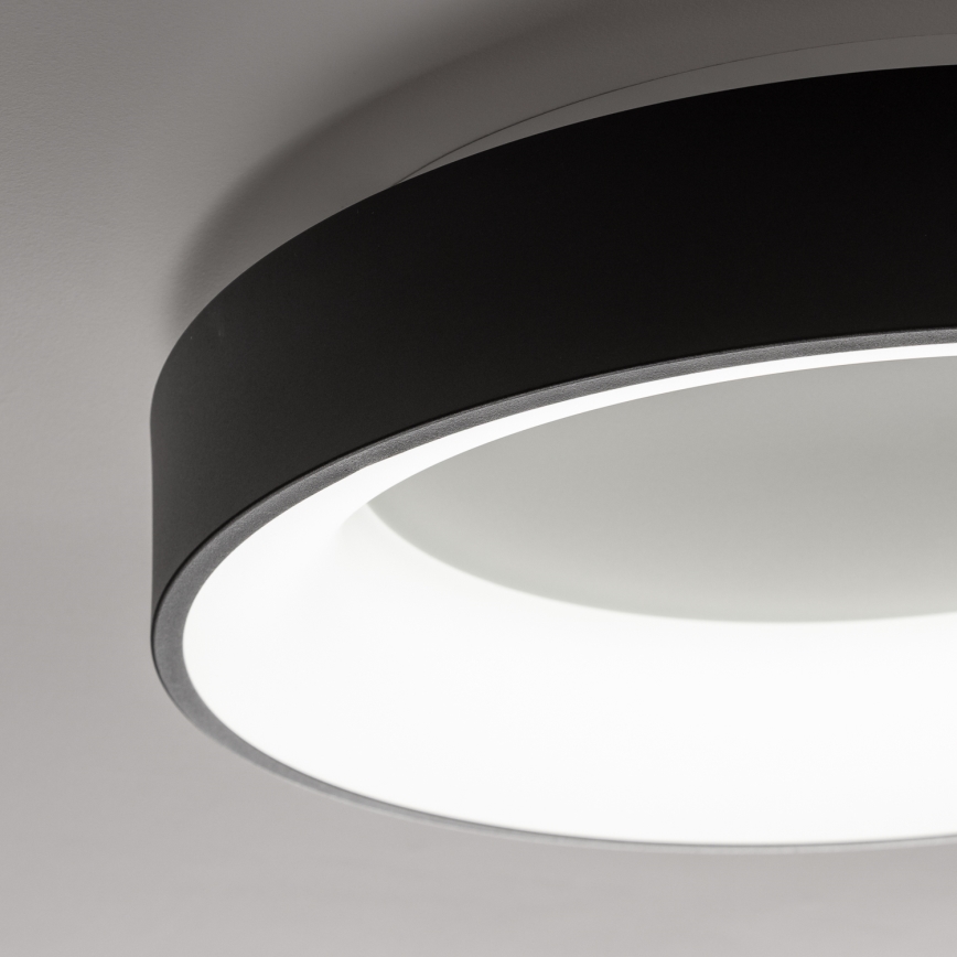 Brilagi - Dimbare LED Plafondlamp FALCON LED/80W/230V 3000-6500K d. 60 cm zwart + afstandsbediening