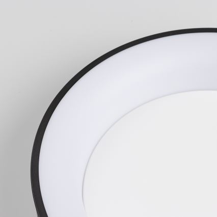 Brilagi - Dimbare LED Plafondlamp FALCON LED/80W/230V 3000-6500K d. 60 cm zwart + afstandsbediening