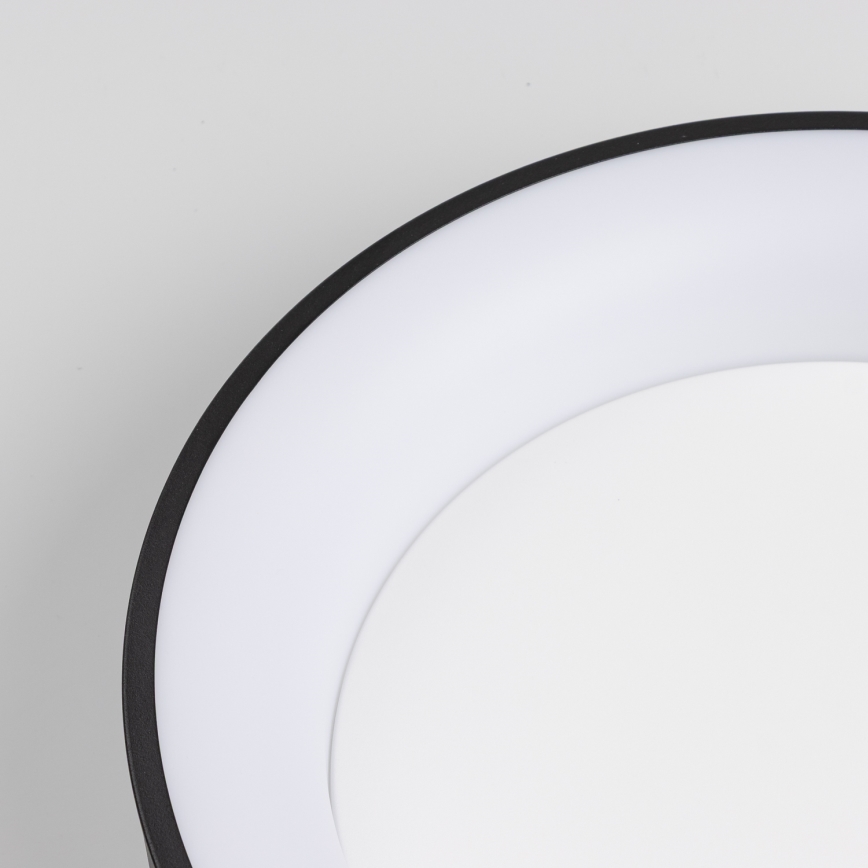 Brilagi - Dimbare LED Plafondlamp FALCON LED/80W/230V 3000-6500K d. 60 cm zwart + afstandsbediening