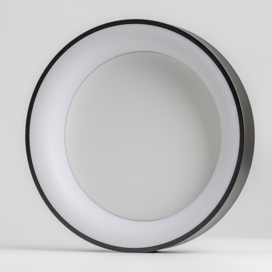Brilagi - Dimbare LED Plafondlamp FALCON LED/80W/230V 3000-6500K d. 60 cm zwart + afstandsbediening