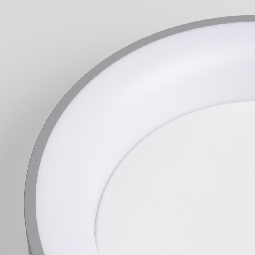 Brilagi - Dimbare LED Plafondlamp FALCON LED/80W/230V 3000-6500K d. 60 cm grijs + afstandsbediening