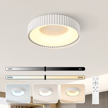 BRILAGI - dimbare LED-plafondlamp FALCON MODERN LED/30W/230V 3000-6000K ø 40 cm wit + afstandsbediening