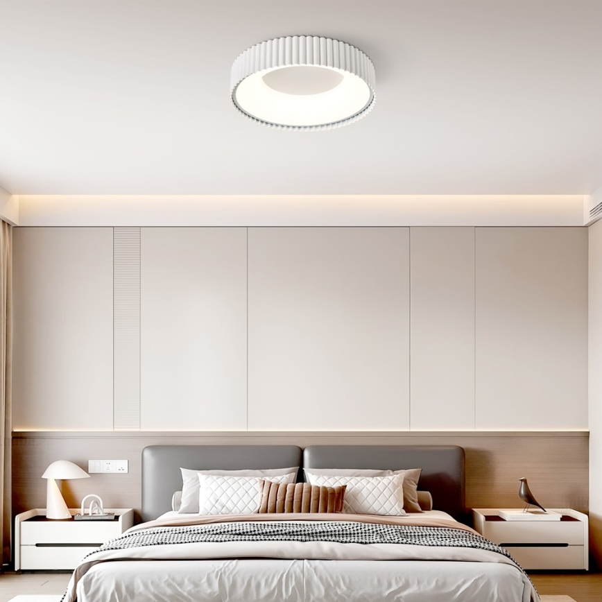 BRILAGI - dimbare LED-plafondlamp FALCON MODERN LED/30W/230V 3000-6000K ø 40 cm wit + afstandsbediening