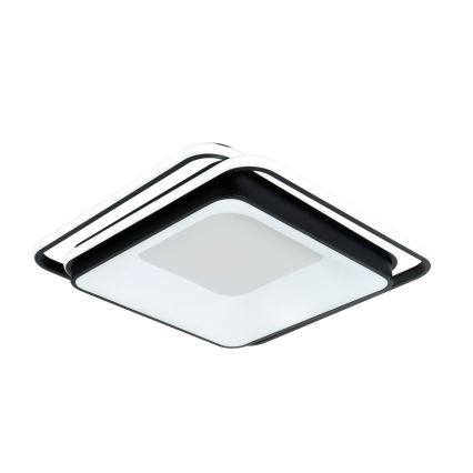 Brilagi - LED dimbare plafondlamp FLARE LED/102W/230V 3000-6000K 50x50 cm zwart + afstandsbediening
