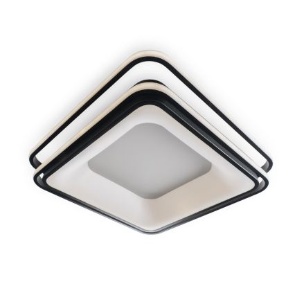 BRILAGI - LED dimbare plafondlamp FLARE LED/102W/230V 3000-6000K 50x50 cm zwart + afstandsbediening